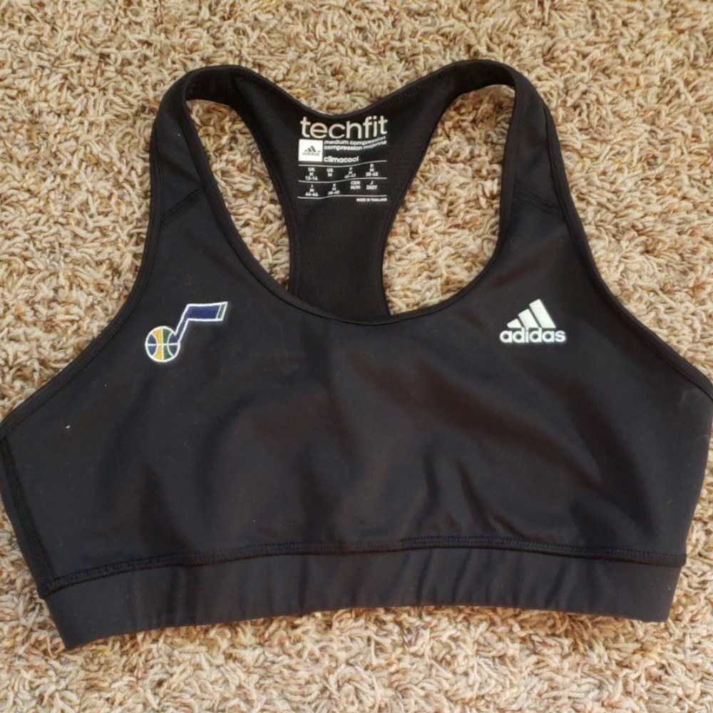 Adidas Utah Jazz sports bra